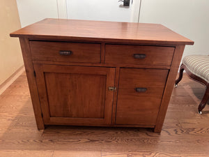 Antique Solid Wood Office Cabinet