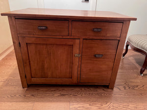 Antique Solid Wood Office Cabinet