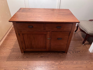 Antique Solid Wood Office Cabinet