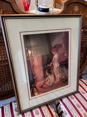 Paul Peel "After the Bath" Framed Print