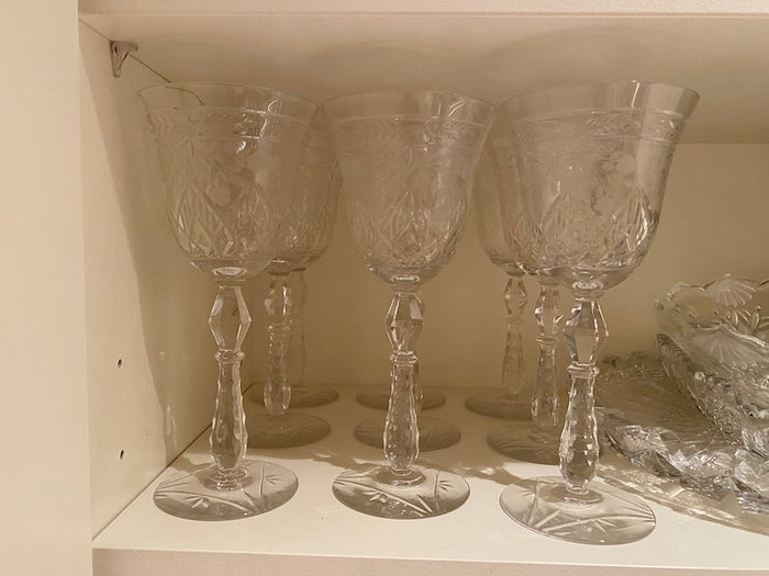 4 Bohemia Crystal Wine Glasses – Sell My Stuff Canada - Canada's Content  and Estate Sale Specialists