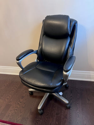 Serta Black Leather Executive Chair- 45315