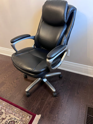 Serta Black Leather Executive Chair- 45315