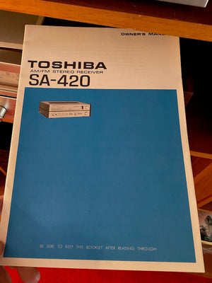 Vintage Toshiba Stereo Receiver SA-420