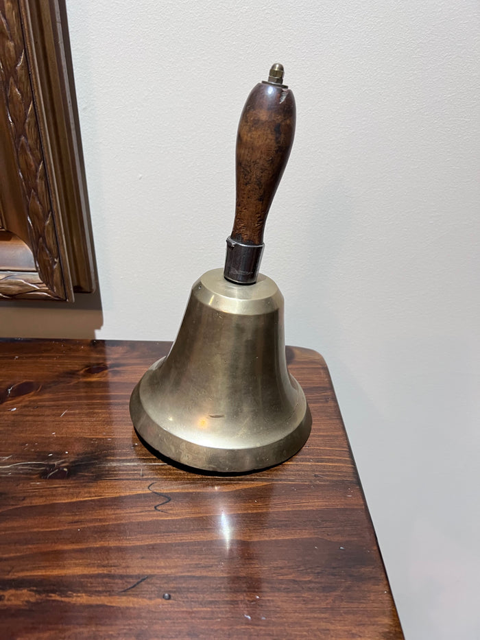 Antique Brass School Bell