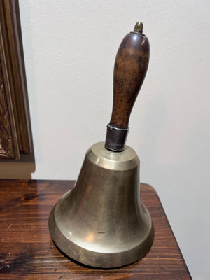 Antique Brass School Bell