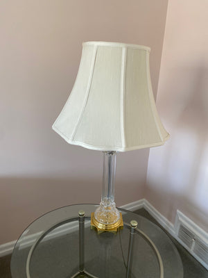 Glass & Brass Table Lamp