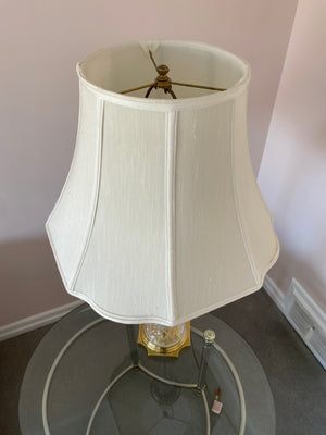 Glass & Brass Table Lamp