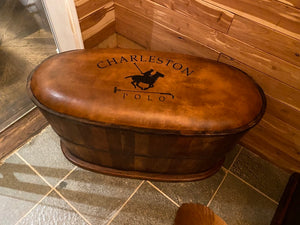 Charleston Polo, Vintage Style Bench/Ottoman