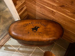 Charleston Polo, Vintage Style Bench/Ottoman