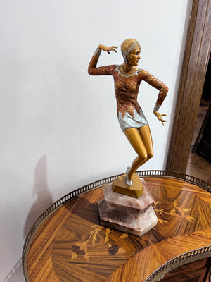 Ferdinand Preiss Bronze Sculpture- "Charleston Dancer"