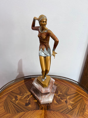 Ferdinand Preiss Bronze Sculpture- "Charleston Dancer"