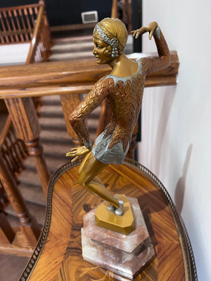 Ferdinand Preiss Bronze Sculpture- "Charleston Dancer"