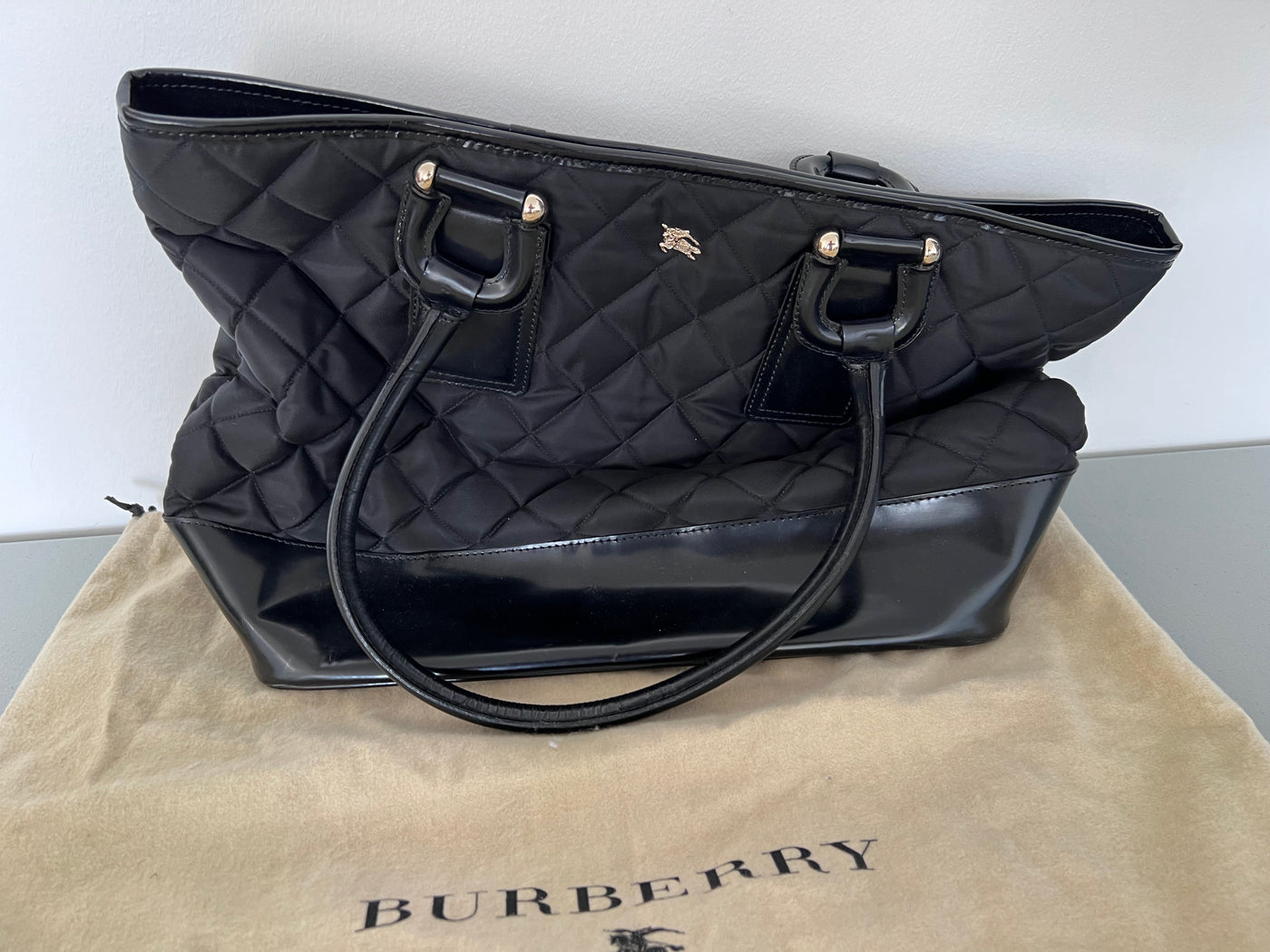 Burberry tote bag nylon hot sale