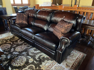 Leggett & Platt Leather Reclining Sofa # 1