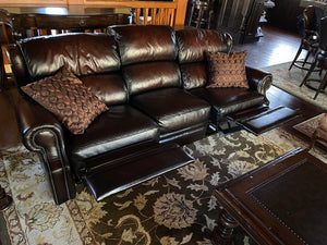 Leggett & Platt Leather Reclining Sofa # 1