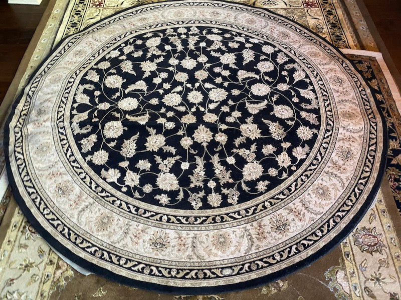 Karastan 'Persian Renaissance' Wool & Silk Round Rug – Sell My