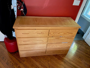 8 Drawer Wood Dresser