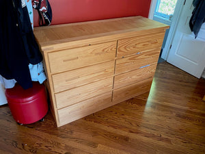 8 Drawer Wood Dresser