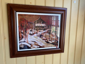 Limited Edition Print, Signed & Numbered "Mowat Lodge" by Tom Thomson