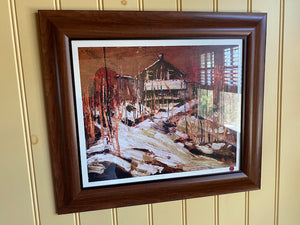 Limited Edition Print, Signed & Numbered "Mowat Lodge" by Tom Thomson