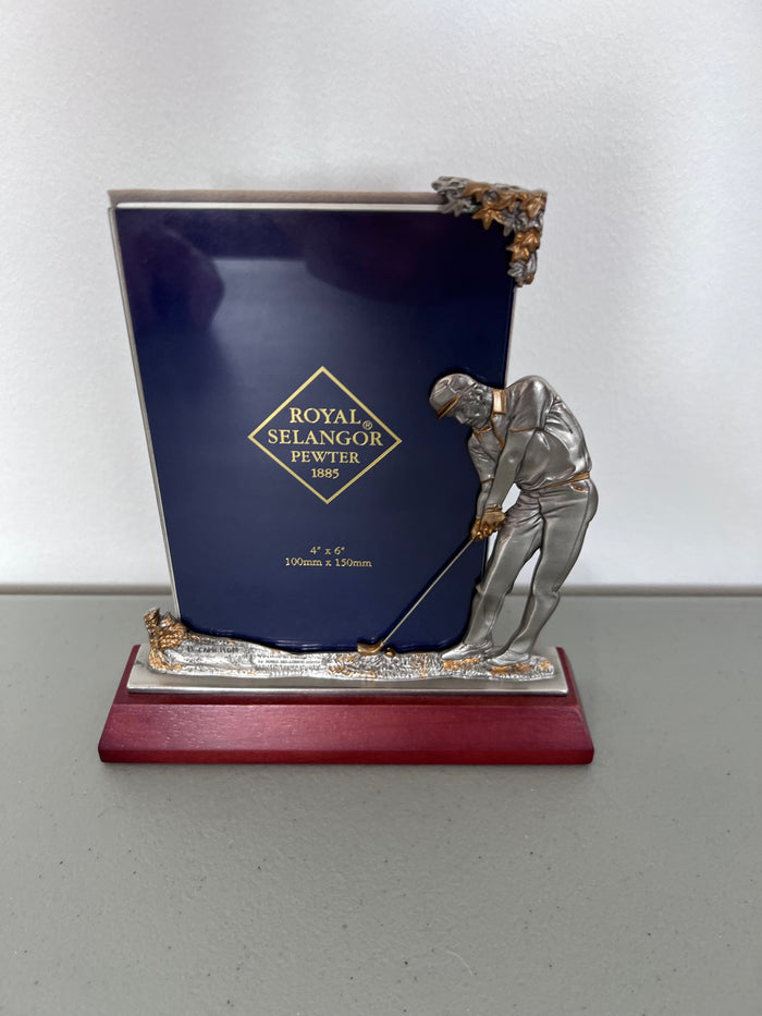 Royal Selangor Pewter Golf Picture Frame