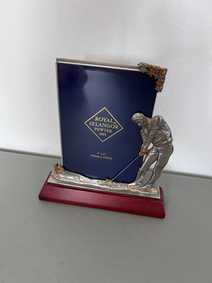 Royal Selangor Pewter Golf Picture Frame