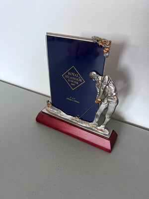 Royal Selangor Pewter Golf Picture Frame