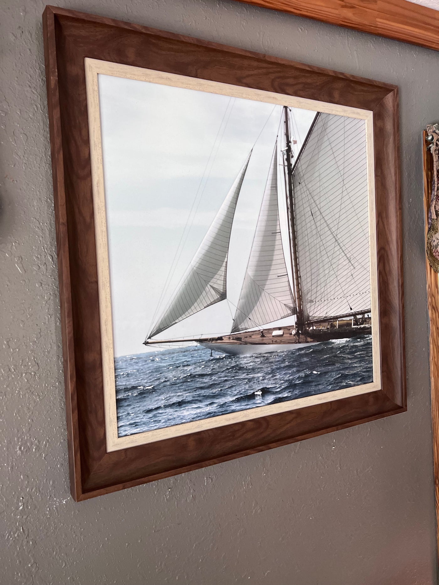 framed sailboat pictures