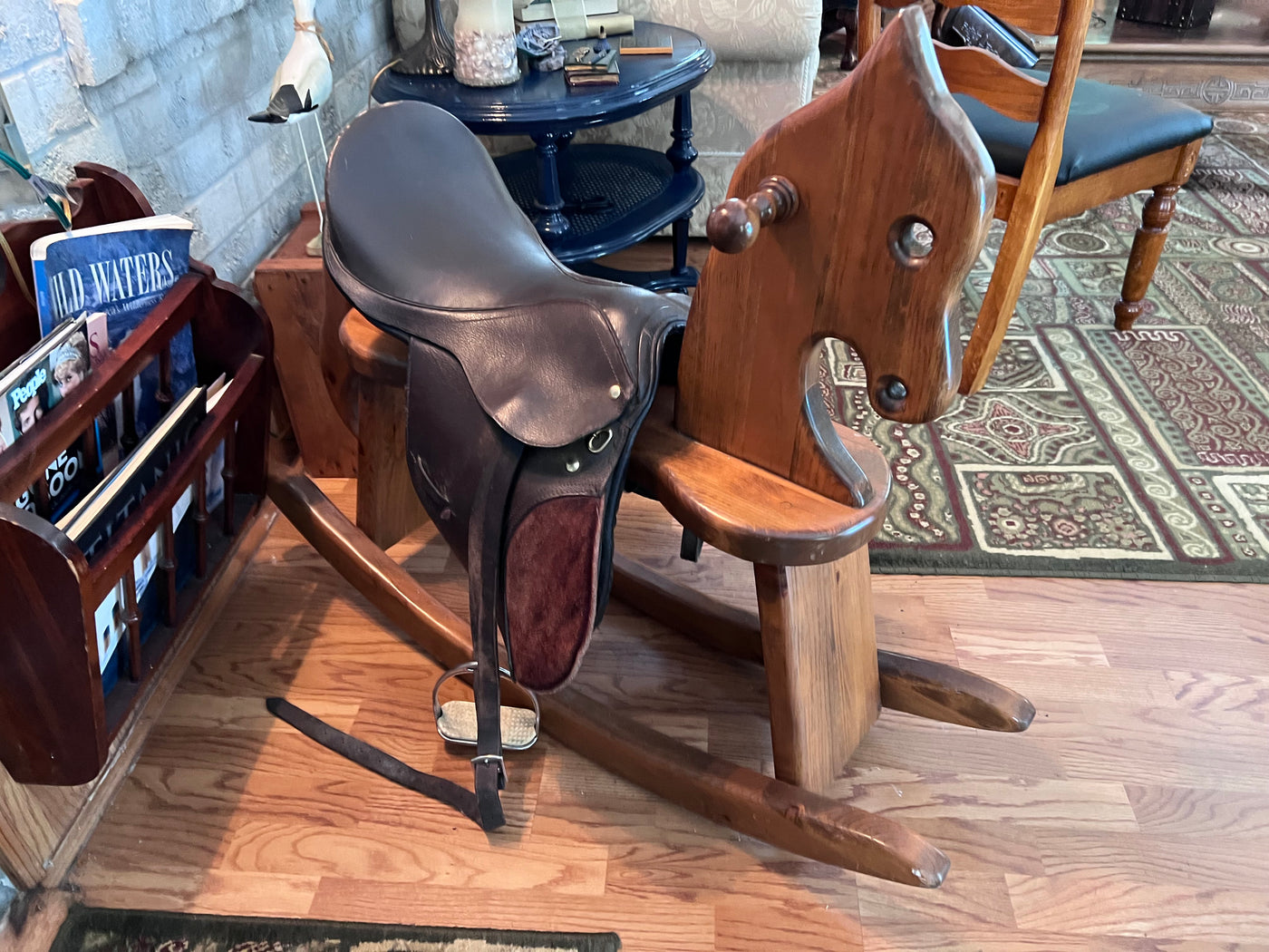 Horse saddle deals chair for sale