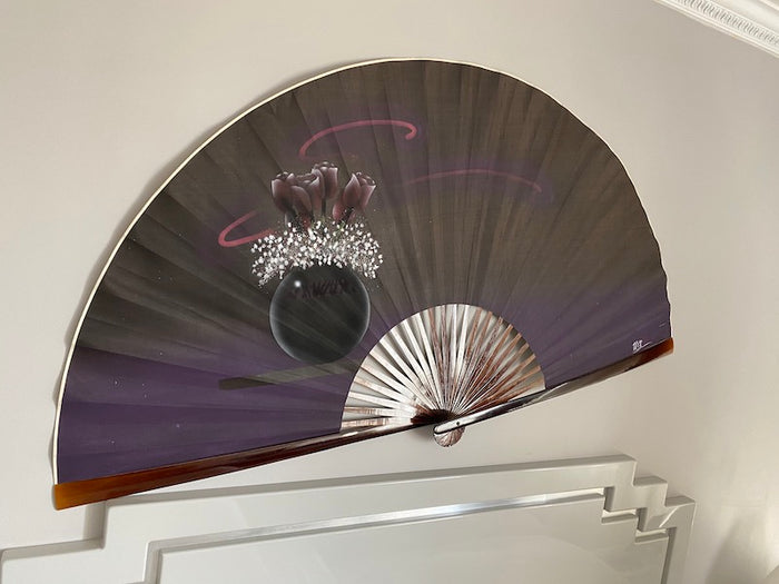 Large Oriental Fan Wall Art