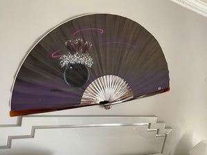 Large Oriental Fan Wall Art