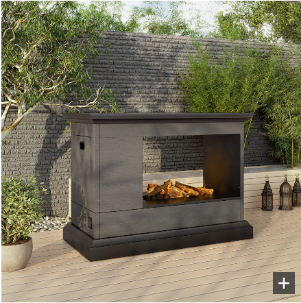 Tilson Park 62-inch Liquid Propane Outdoor Fireplace (Fire Logs Not Included)